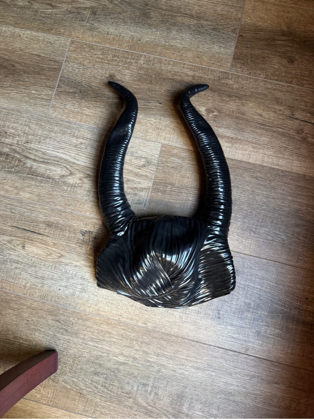 Malificent Black Horned Headpiece AND staff. Perfect for your costume.